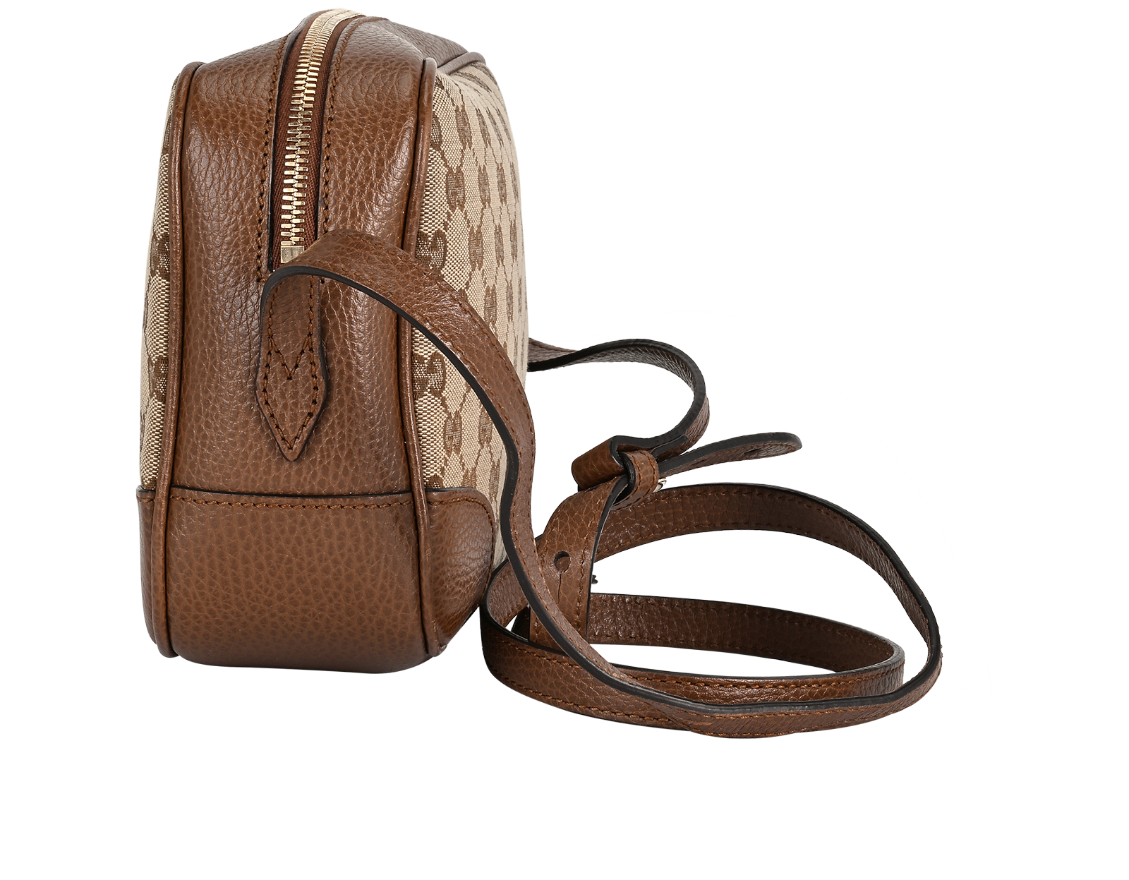 Bree GG Crossbody, &pound;495, Handbags, Beige, Canvas, Bottom view